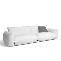Modern simple armchair, Japanese light luxury sofa chair, leisure living room fabric sofa, Seater for 2