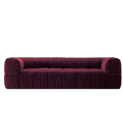 Modern simple armchair, Japanese light luxury sofa chair, leisure living room fabric sofa, Seater for 3
