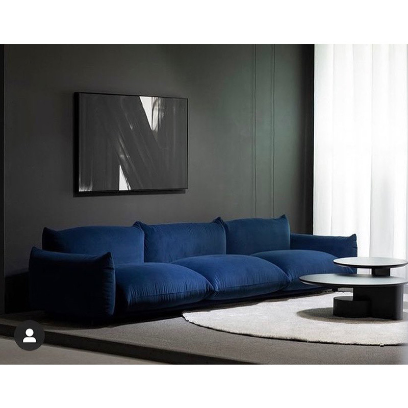 Modern simple armchair, Japanese light luxury sofa chair, leisure living room fabric sofa, Seater for 3