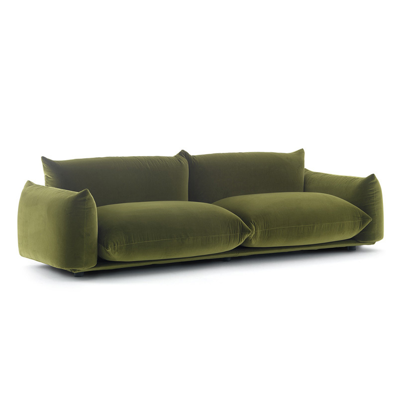 Modern simple armchair, Japanese light luxury sofa chair, leisure living room fabric sofa, Seater for 2