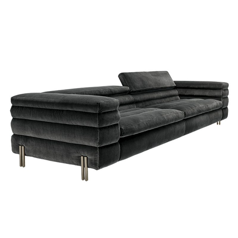 Italy Northern Europe high-end imported modern living room guest combination fabric sofa, 2 seats
