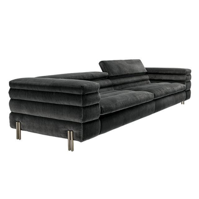 Italy Northern Europe high-end imported modern living room guest combination fabric sofa, 2 seats