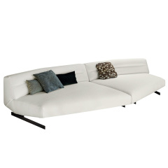Italy Northern Europe high-end imported modern living room guest combination fabric sofa, 4 seats