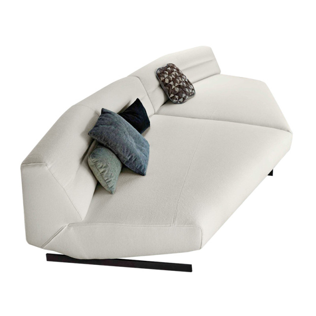 Italy Northern Europe high-end imported modern living room guest combination fabric sofa, 4 seats