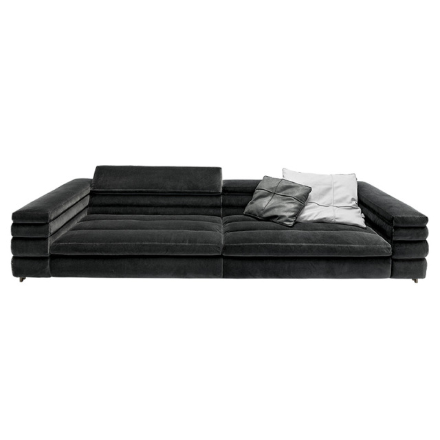 Italy Northern Europe high-end imported modern living room guest combination fabric sofa, 2 seats