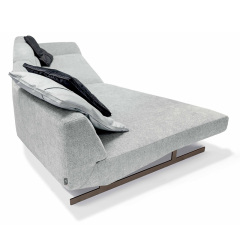 Italy Northern Europe high-end imported modern living room guest combination fabric sofa, 2 seats + chaise