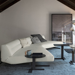 Italy Northern Europe high-end imported modern living room guest combination fabric sofa, 4 seats