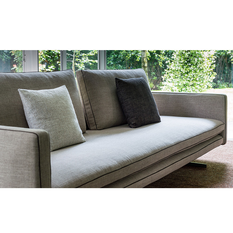 Italy Northern Europe high-end imported modern living room guest combination fabric sofa, 3 seats