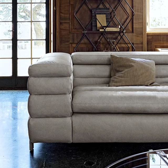 Italy Northern Europe high-end imported modern living room guest combination fabric sofa, 2 seats