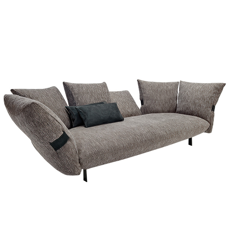 Italy Northern Europe high-end imported modern living room guest combination fabric sofa, 4 seats