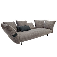 Italy Northern Europe high-end imported modern living room guest combination fabric sofa, 4 seats