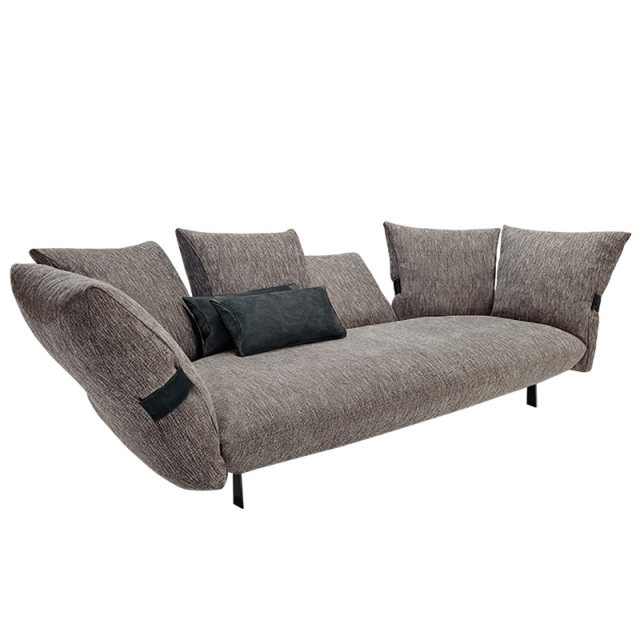 Italy Northern Europe high-end imported modern living room guest combination fabric sofa, 4 seats