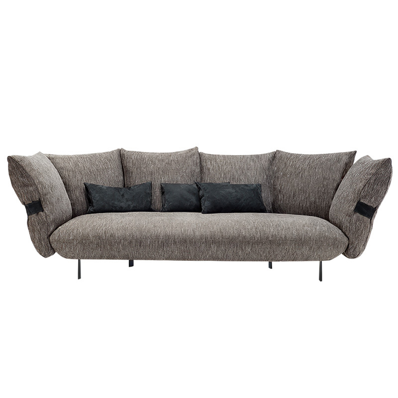 Italy Northern Europe high-end imported modern living room guest combination fabric sofa, 4 seats