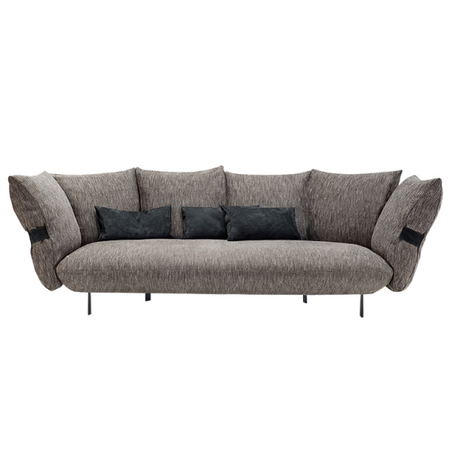 Italy Northern Europe high-end imported modern living room guest combination fabric sofa, 4 seats