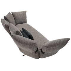 Italy Northern Europe high-end imported modern living room guest combination fabric sofa, 4 seats