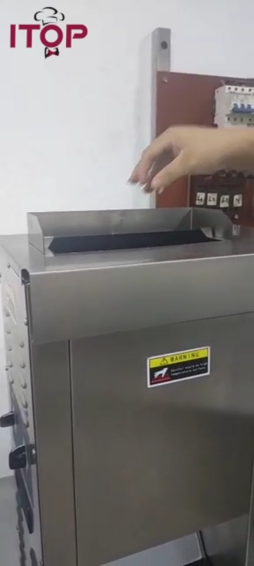 IT-CBM-2KW Automatic Conveyor Chain Hamburger Burger Bun Toaster Machine