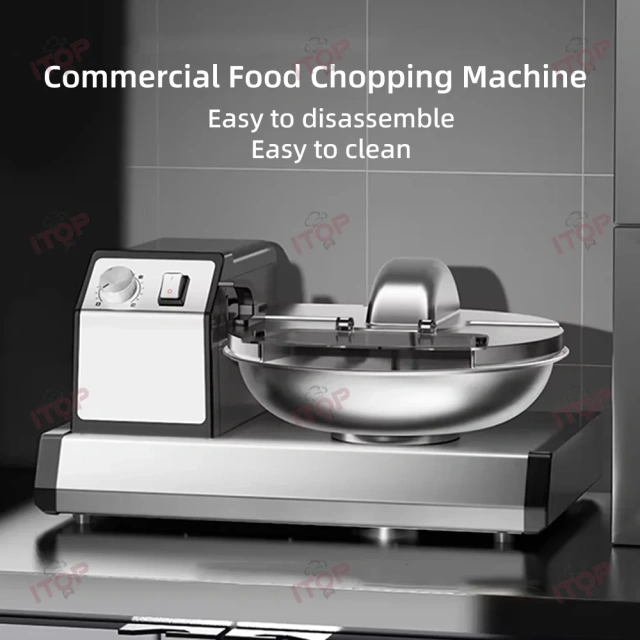 FC505 Automatic Vegetable Meat Bowl Cutter Chopper Mixer Machine