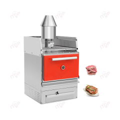 IT-CGM-1 Commercial Charcoal Broiler Oven Bbq Charcoal Grill Oven