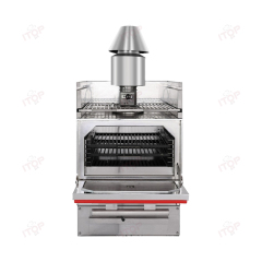 IT-CGM-1 Commercial Charcoal Broiler Oven Bbq Charcoal Grill Oven