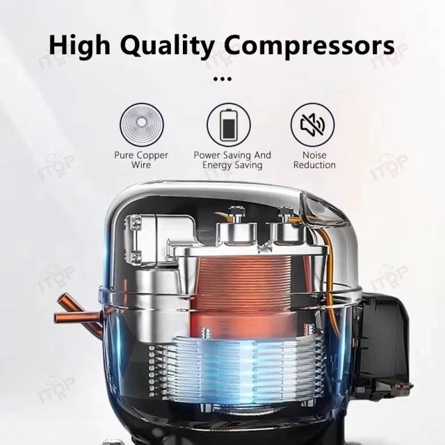 IT-FSF-D1 Table Top Italian Gelato Showcase Freezer Ice Cream Display Refrigeration Equipment