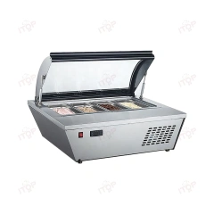 IT-ICF-R67 Mini Tabletop Ice Cream Freezer Display Commercial Gelato Freezer Showcase