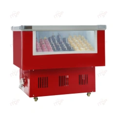 IT-ICF-1.0 Refrigerator Ice Cream Direct Cooling Gelato Display Freezer Cabinet