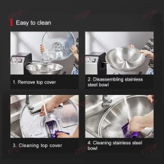 FC505 Automatic Vegetable Meat Bowl Cutter Chopper Mixer Machine