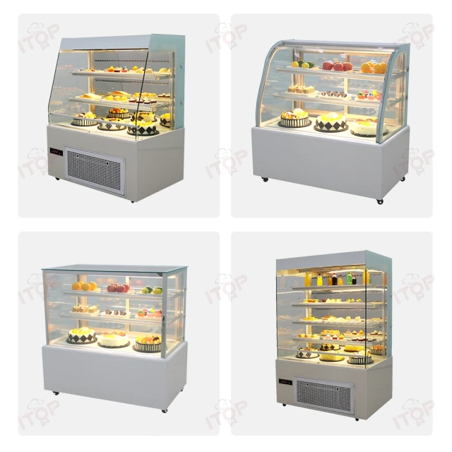IT-RS-L1 Commercial Cake Display Refrigerator Fridge Desktop Vertical Showcase