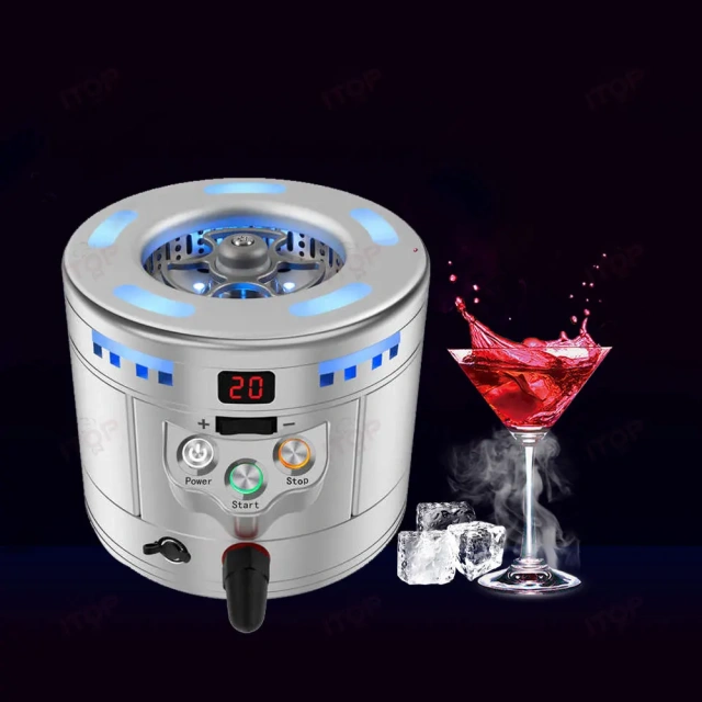 IT-GF-3 Beverage Cocktail Instant Glass Froster + Dry Ice Block Maker