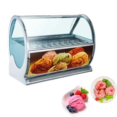 IT-ICM-A120 Top Open Commercial Frozen Ice Cream Gelato Display Chest Freezer Showcase