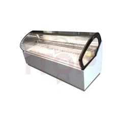 IT-GDF-C4 Large Capacity Gelato Ice Cream Display Showcase Freezer Container