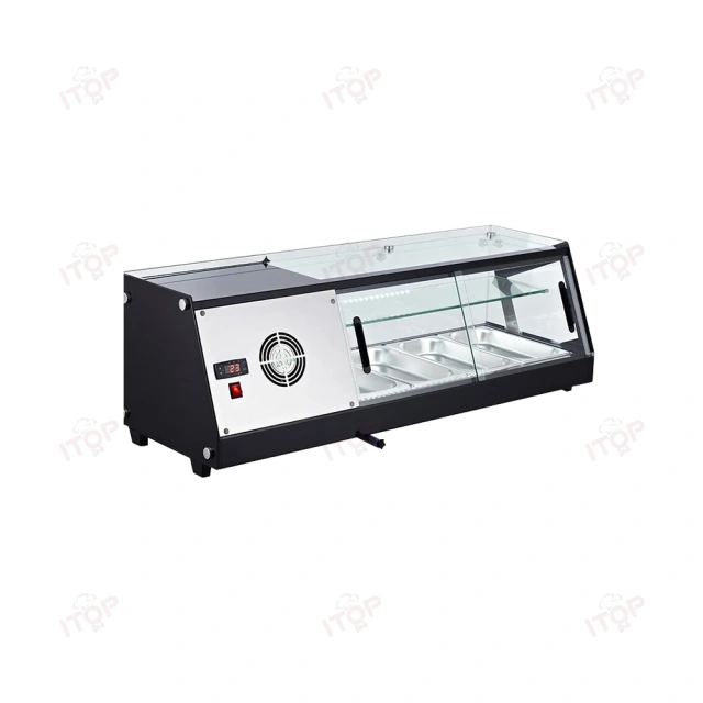 IT-SS-1 Double Layers Sushi Showcase Sushi Bar Equipment Refrigerated Sushi Case