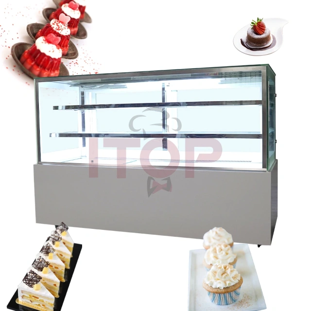 IT-RS-450 Cake Display Refrigeration Showcase Refrigerator Bakery Cake Display Cabinet  Showcase
