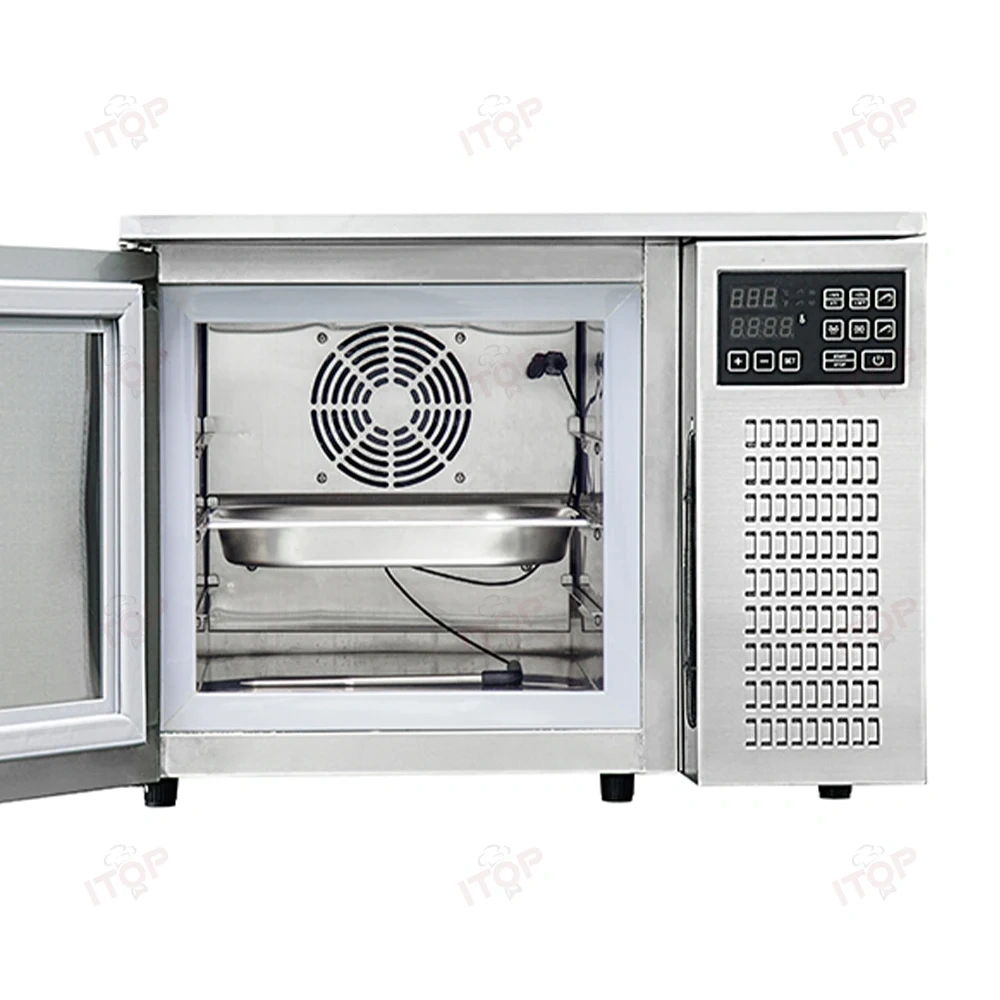 IT-SCG-M3 Air Cooling Small Commercial 3 Trays Stainless Steel Blast Chiller Freezer