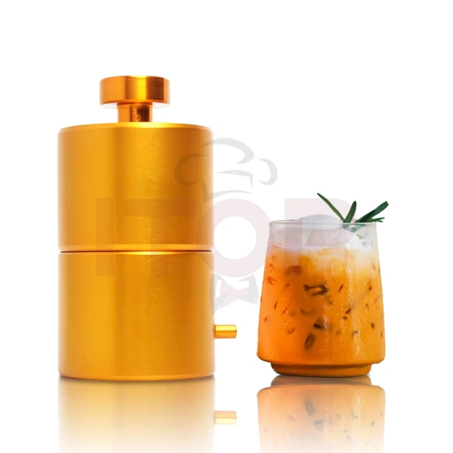 IT-IBPM13 Aluminum Whiskey Round Shape Diamond Mold Ice Ball Press Maker