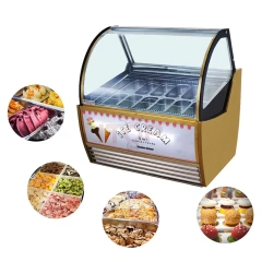 IT-ICM-A120 Top Open Commercial Frozen Ice Cream Gelato Display Chest Freezer Showcase