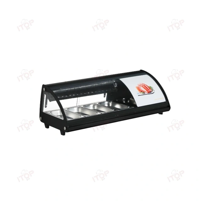 IT-SS-3 Japanese Sushi Display Cabinet Table Countertop Salad Seafood Cooler Display