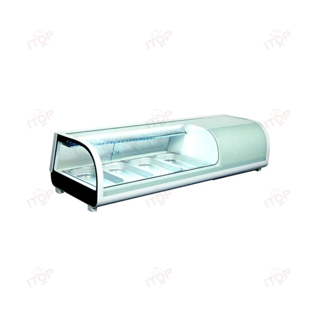 IT-SS-2 Multiple Specifications Counter Top Glass Sushi Display Cooler Refrigeration Equipment
