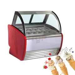 IT-ICM-A120 Top Open Commercial Frozen Ice Cream Gelato Display Chest Freezer Showcase
