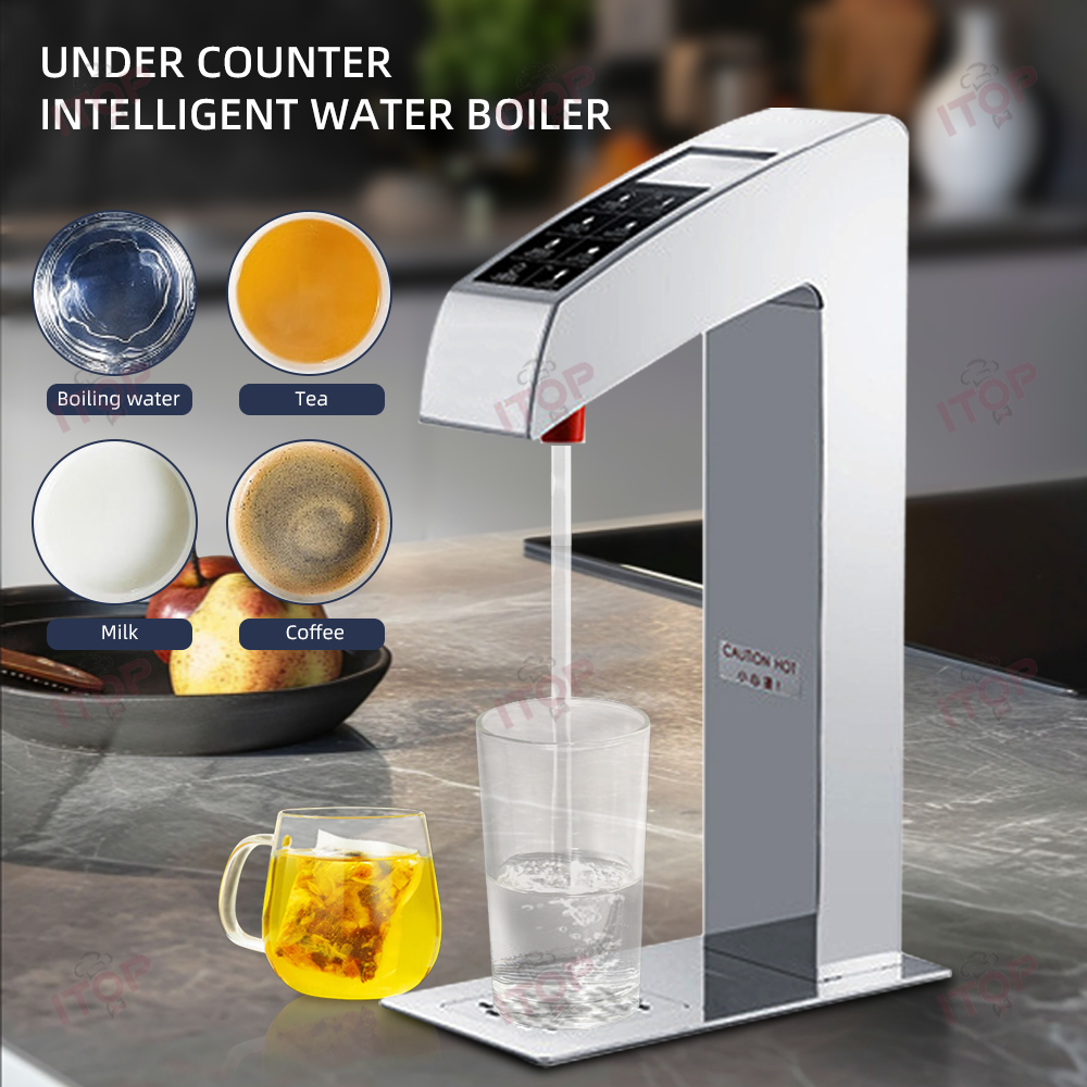 BIWD-10H Split Design Fast Heating Intelligent Step Heating Cold Boiling Water Dispenser Machine