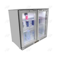 IT-TB-208 Hotel Bar Commercial Beverages Mini Bar Fridge Glass Door Beer Freezer