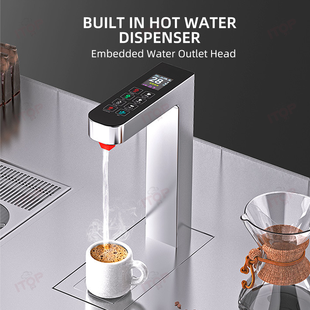 BIWD-10L Dual Temperature Embedded Faucet Under Counter Hot Cold Water Dispenser