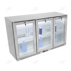 IT-TB-330 3 Doors Bar Beer Refrigerator Custom Under Counter Counter Top Beverage Fridge Display
