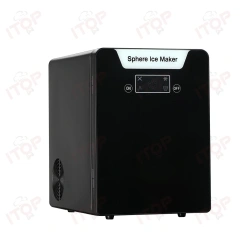 IT-IM-SQ1 Countertop Small Spherical Ice Machine Commercial Home Round Crystal Ice Ball Making Machine