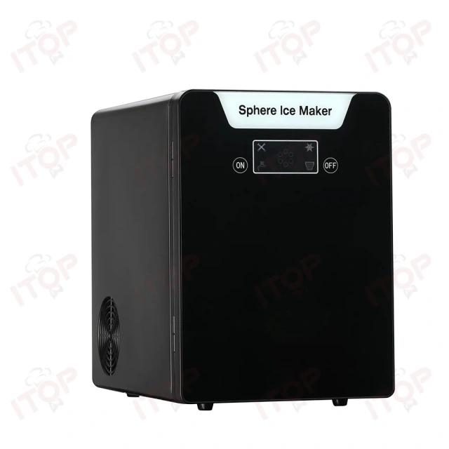 IT-IM-SQ1 Countertop Small Spherical Ice Machine Commercial Home Round Crystal Ice Ball Making Machine