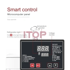 IT-IBM-6 6/8/12 Buckets Round Snow Ice Block Brick Moulds Freezing Moulding Making Machine