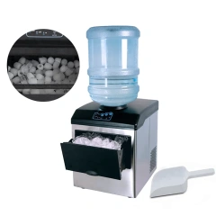 IT-BIM22 Automatic 12kgs/24hours Commercial Ice Maker Machine 2 In 1 Water Dispenser With Ice Maker