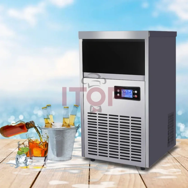 IT-LIM-26 Commercial Bar Milk Tea Shop Fully Automatic Ice Maker Ice Block Making Machine 26kg 45kg 68kg 86kg
