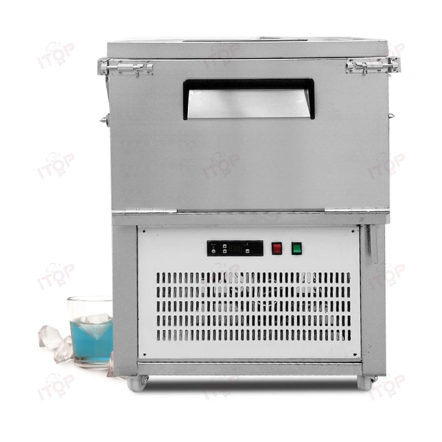 IT-IM-A2 62kg 124kg 186kg Commercial Clear Transparent Large Old Ice Block Making Machine