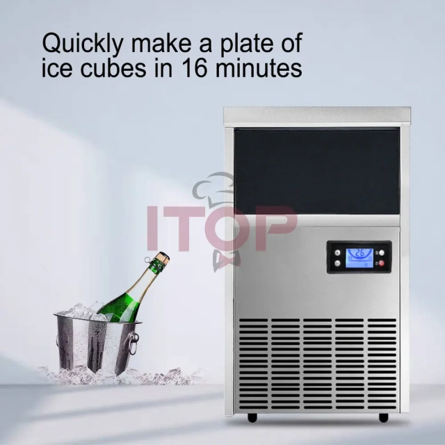 IT-LIM-26 Commercial Bar Milk Tea Shop Fully Automatic Ice Maker Ice Block Making Machine 26kg 45kg 68kg 86kg